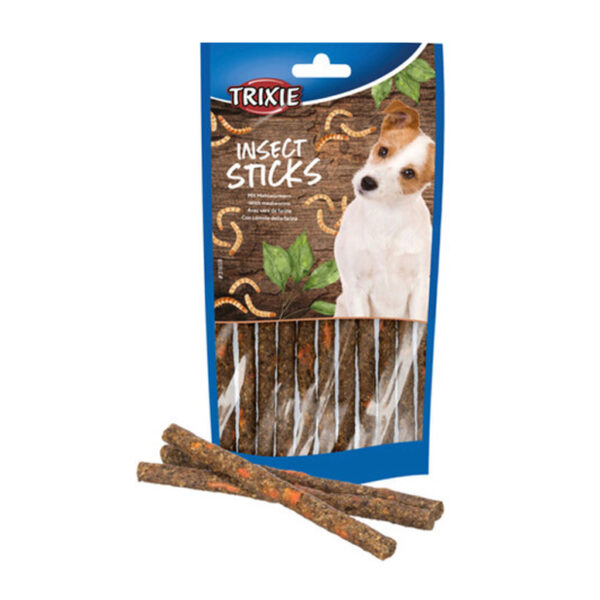 Trixie Insect Sticks Dog Treat With Mealworms 80G 1.jpg