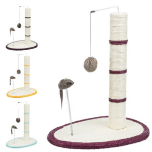 Trixie Scratching Post With Toy Floor Area 40 x 30 cm Height 50 cm Assorted Colors 1.jpg