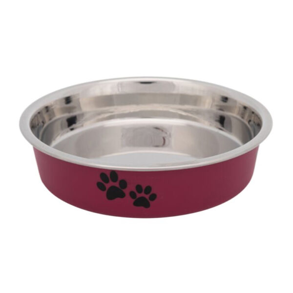 Trixie Stainless Steel Bowl Pink 1.jpg