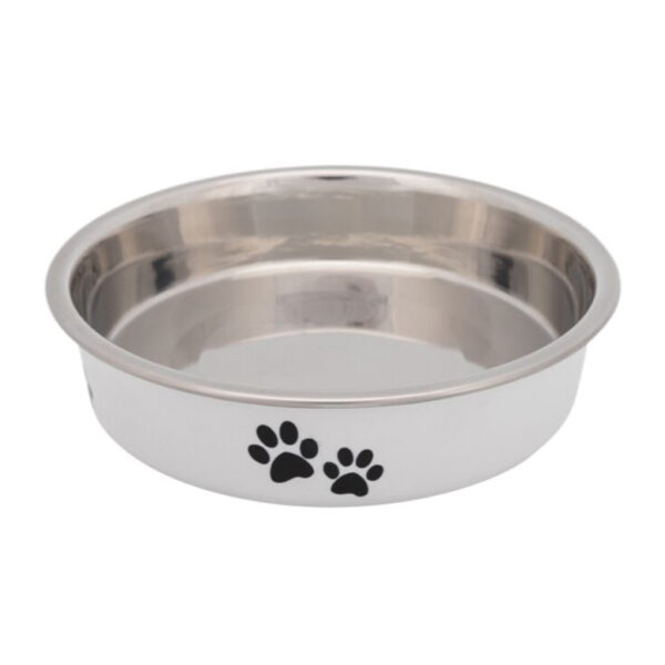 Trixie Stainless Steel Bowl White 1.jpg