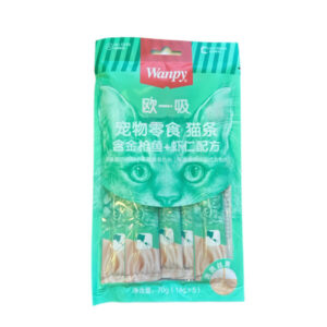 Wanpy Liquid Treat For Cats Tuna Shrimp 70G 14G X 5Sachets 1 1.jpg