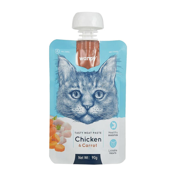 Wanpy Tasty Meat Paste Chicken With Carrot For Cats 90G 1.jpg