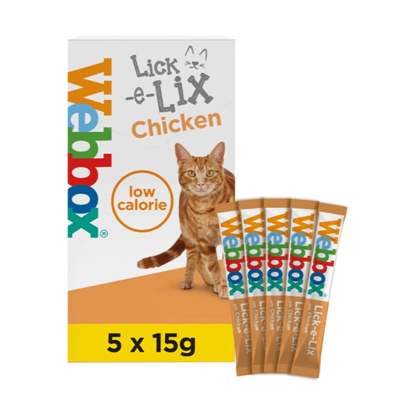 Webbox Lick E Lix Chicken Cat Treats 5Xsachets 75G 1.jpg