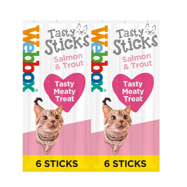 Webbox Tasty Sticks Salmon Trout Cat Treats 6Xsticks 30G 1.jpg