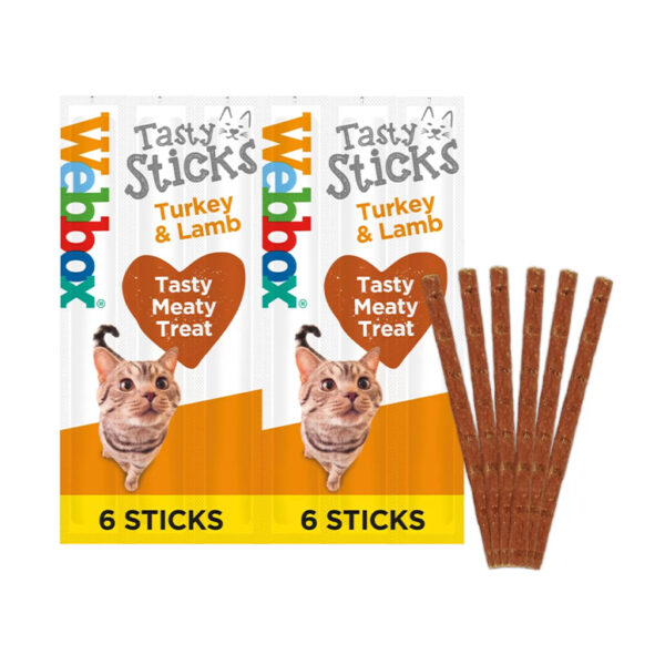 Webbox Tasty Sticks Turkey Lamb Cat Treats 6Xsticks 30G 1.jpg