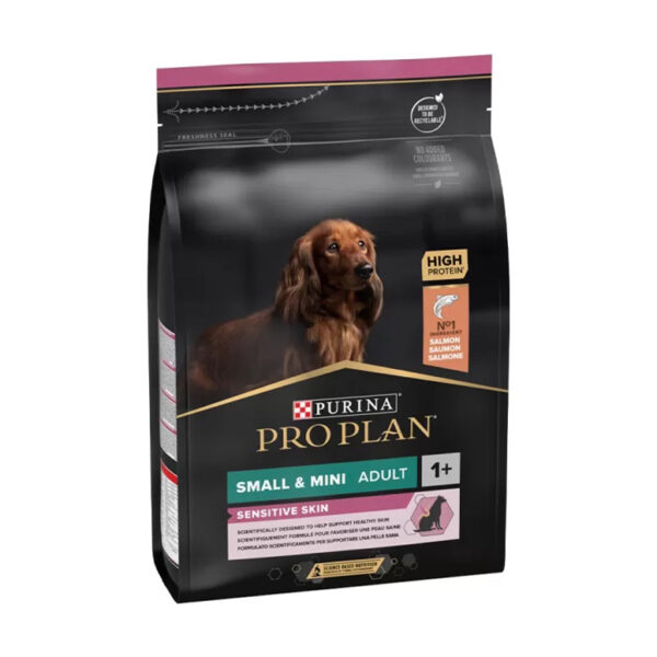 Purina Proplan Opti Derma Sensitive Skin Small And Mini Adult Dog Dry Food Salmon 3Kg