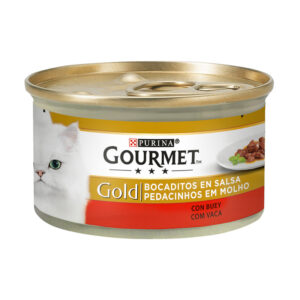 Purina gourmet gold in gravy with beef