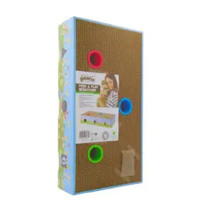 Pawise peek & play scratcher 46.5×24.5x10cm