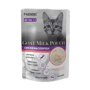 Faenbei goat milk with chicken & codfish 85g