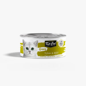 Kit Cat Gravy Canned Food - Tuna & Beef 70g