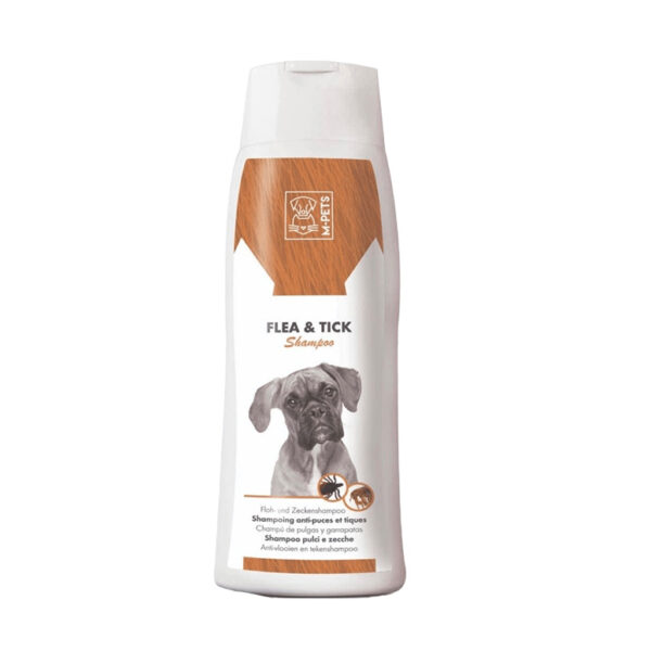 M-pets flea & tick shampoo for dogs 250ml