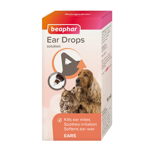 Beaphar ear mites drops solution 15ml